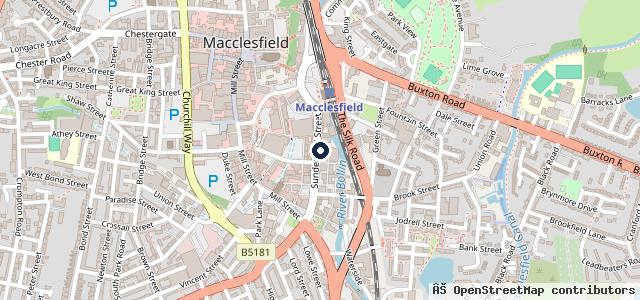 Map showing the location of Shackley motorcycles