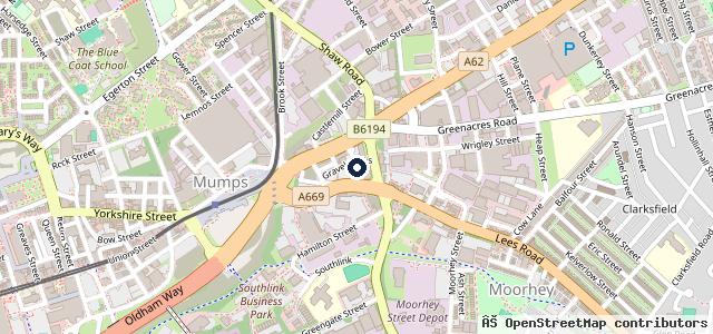 Map showing the location of Fix Auto Manchester East
