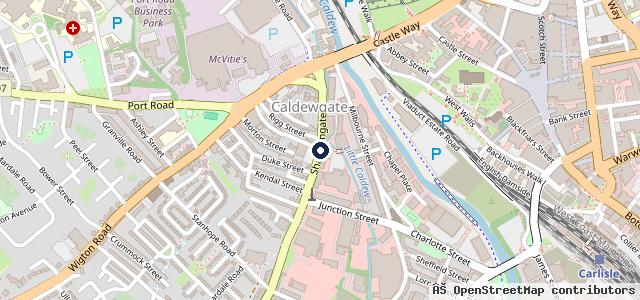 Map showing the location of Gate Garage