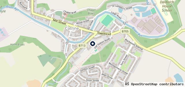Map showing the location of George Davis