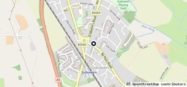 Map showing the location of Gobowen Autocare Ltd