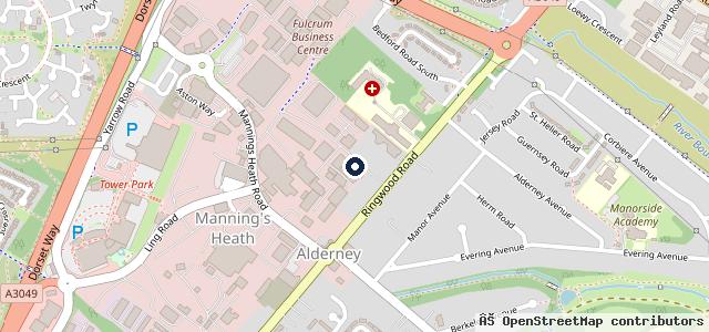 Map showing the location of Gordon Humble Motors