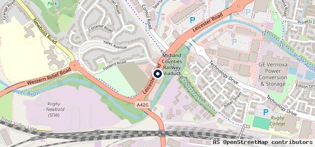 Map showing the location of Vauxhall