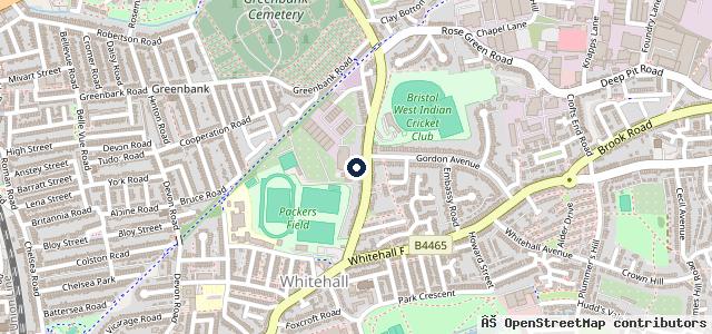 Map showing the location of Greenlane Garage Bodyworks