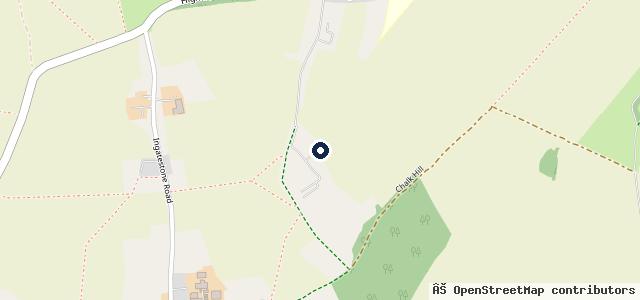 Map showing the location of Highwood Mot Centre