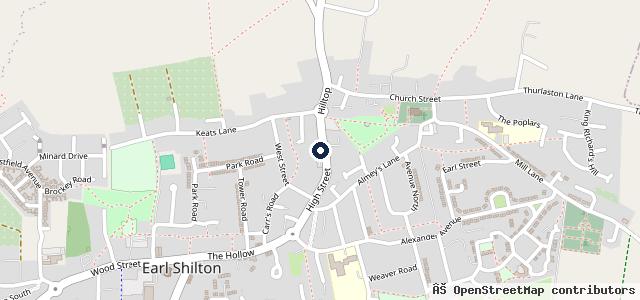 Map showing the location of Hilltop Service Station Ltd