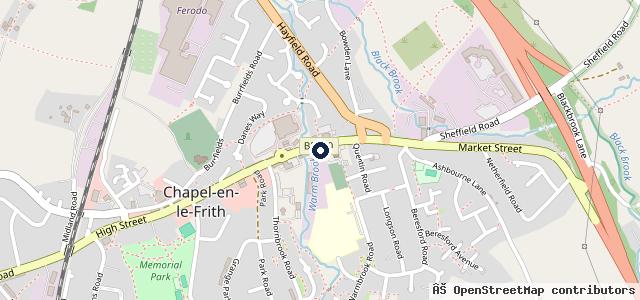 Map showing the location of Horderns