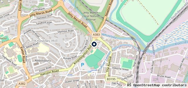 Map showing the location of Newton Abbot Motorcycles | Newton Abbot