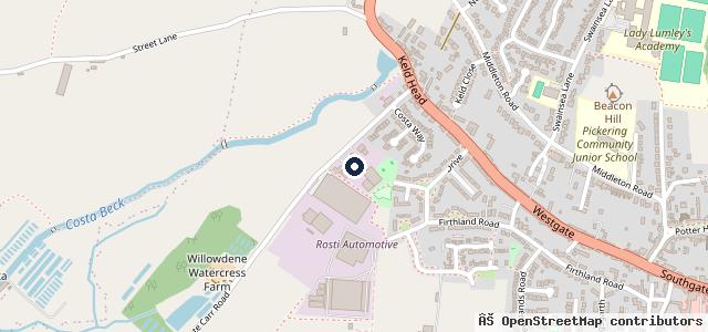 Map showing the location of KARTEC Northern Ltd