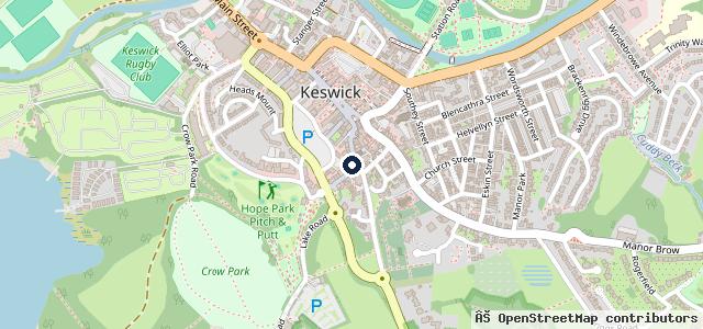 Map showing the location of Keswick Motor Co Ltd - Eurorepar Car Service