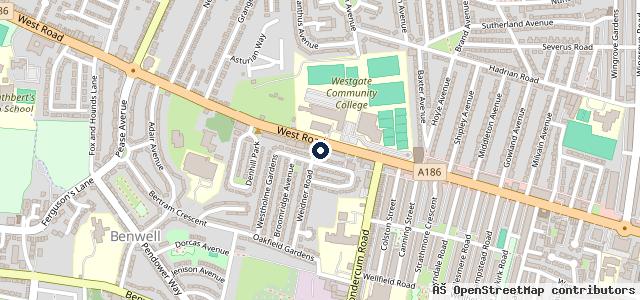 Map showing the location of Lloyd Select Newcastle