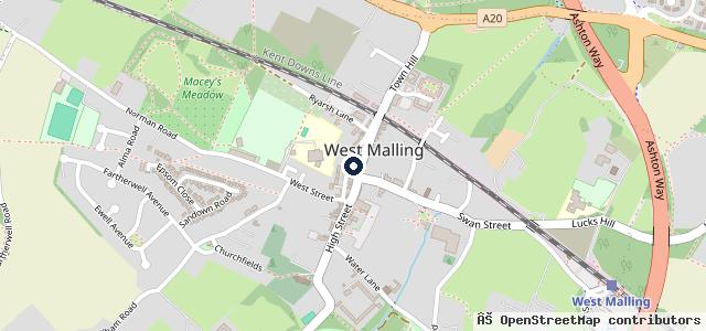 Map showing the location of King Street Motor Services