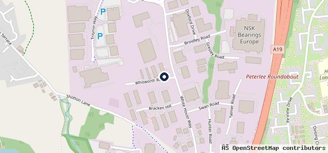 Map showing the location of KnS Automotive