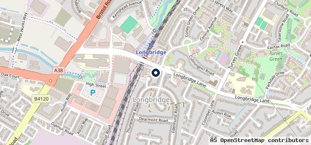 Map showing the location of Lodge Hill Autos