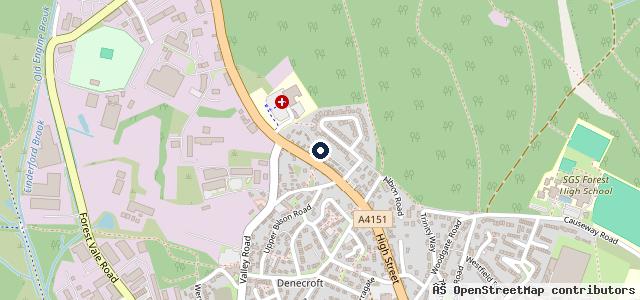 Map showing the location of Loveridge's Garage Ltd