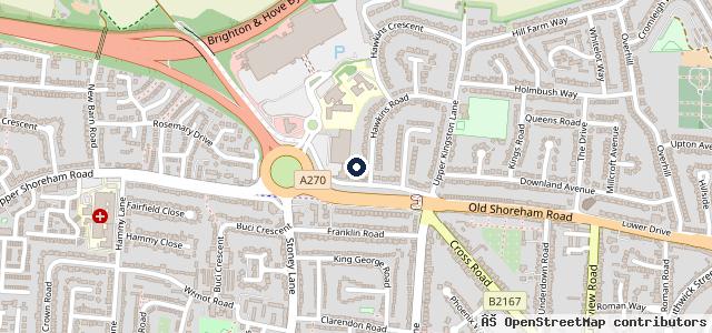 Map showing the location of M & D Auto's