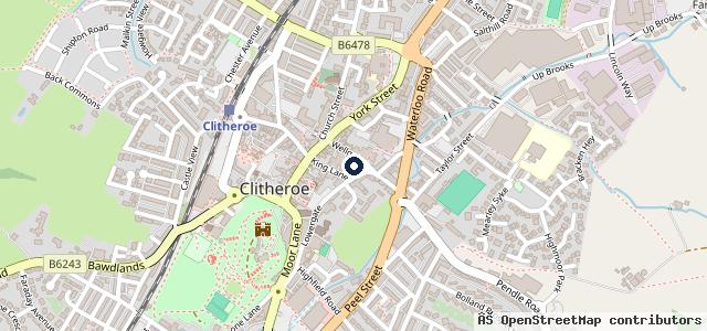 Map showing the location of M J Motorcare