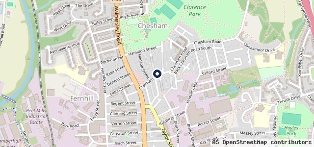 Map showing the location of Mac Mobile Mechanics