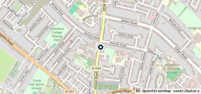 Map showing the location of Cambridge Motorworks Ltd