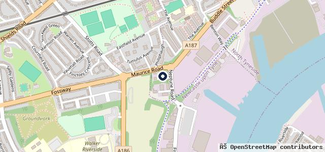 Map showing the location of Quickstart Garage