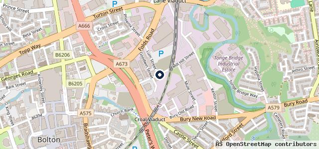 Map showing the location of Group 1 Volkswagen Bolton | Bolton