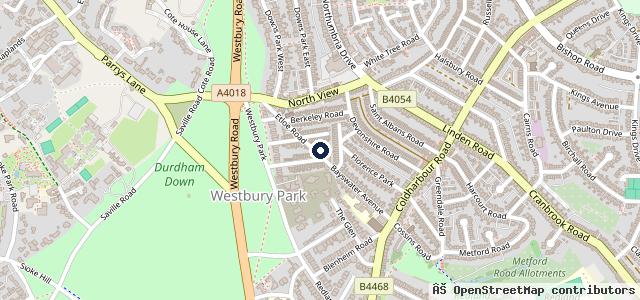 Map showing the location of North West Auto Engineering