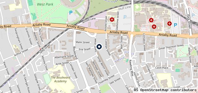 Map showing the location of Omega Motor Co