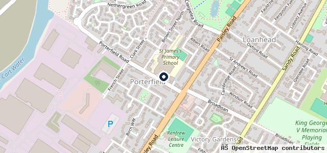 Map showing the location of Peacock Motor Engineers
