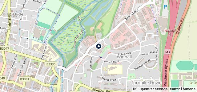 Map showing the location of Winchester Motor Company