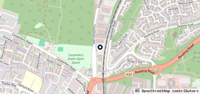 Map showing the location of Basingstoke MOT & Servicing Centre