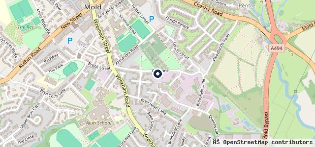 Map showing the location of PittStop