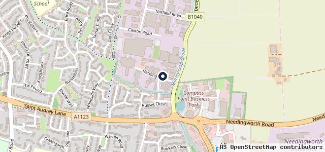 Map showing the location of Purser &amp; Luxford - Car Sales &amp; Servicing | St Ives