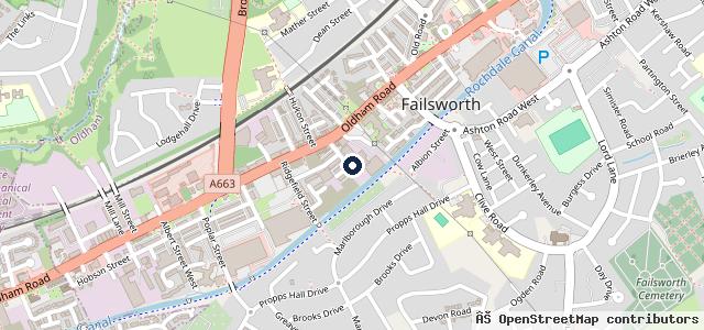 Map showing the location of QRG Automotive