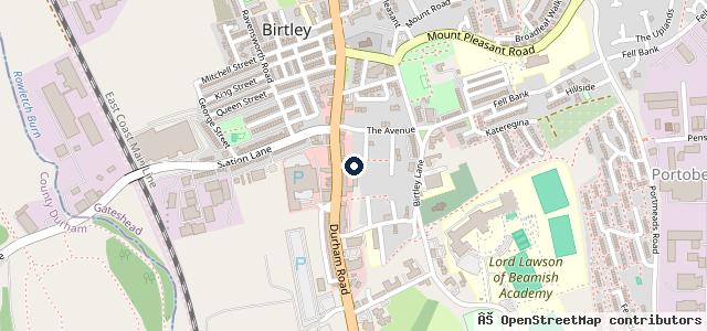 Map showing the location of R H Auto Services