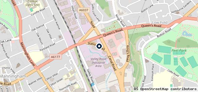 Map showing the location of RRG Toyota Bradford