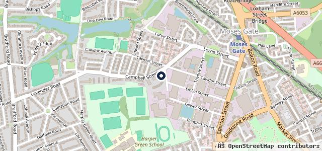 Map showing the location of Campbell St MOT Centre Ltd