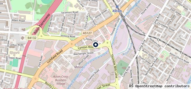 Map showing the location of Smart MOT and Service Centre