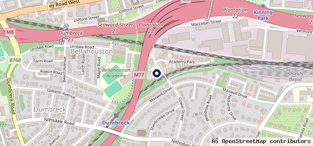 Map showing the location of Southside Auto Centre
