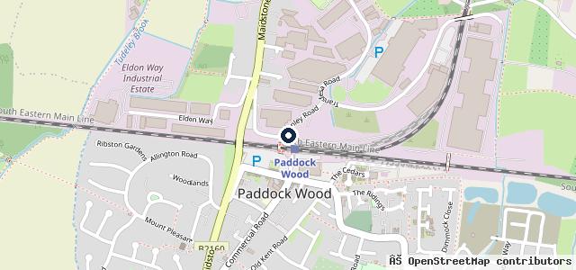 Map showing the location of Station Garage (Paddock Wood) Limited