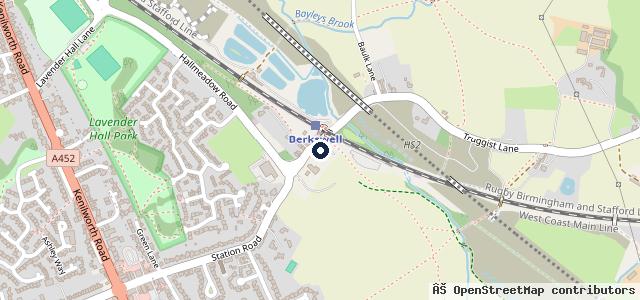 Map showing the location of Unity Balsall Common