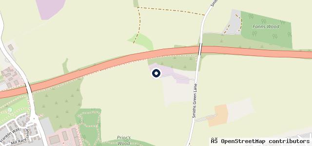 Map showing the location of Takeley Performance Tyres & Exhausts