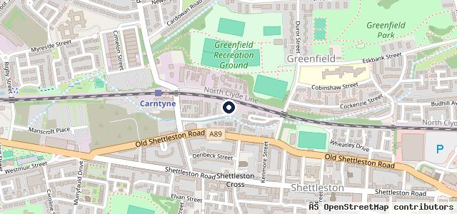 Map showing the location of U-Fix m.o.t station
