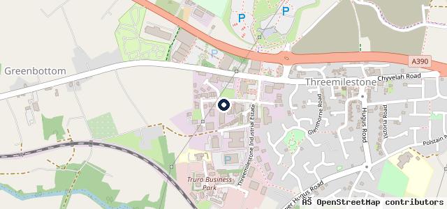 Map showing the location of Vospers Commercial Vehicle Service Centre (Citroën | Fiat | Ford | Peugeot | Vauxhall)