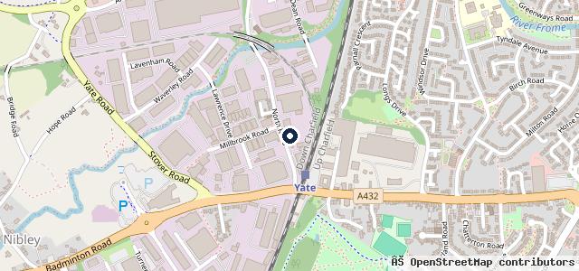 Map showing the location of Yate Car Sales Ltd Bristol