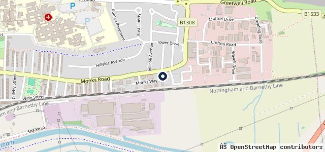 Map showing the location of Bathurst Motors Ltd