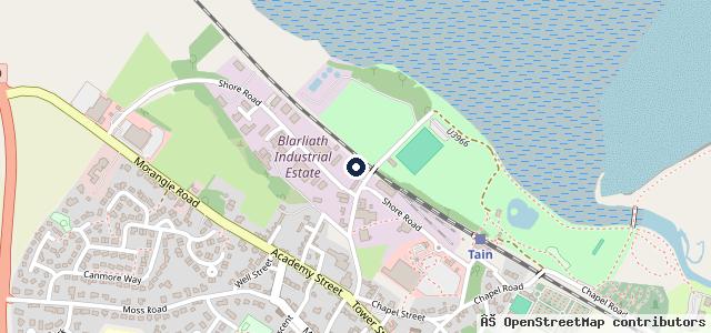 Map showing the location of AKE Links Motors & MOT Centre