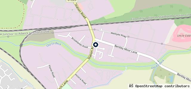 Map showing the location of Adwick M O T & Car Care Centre