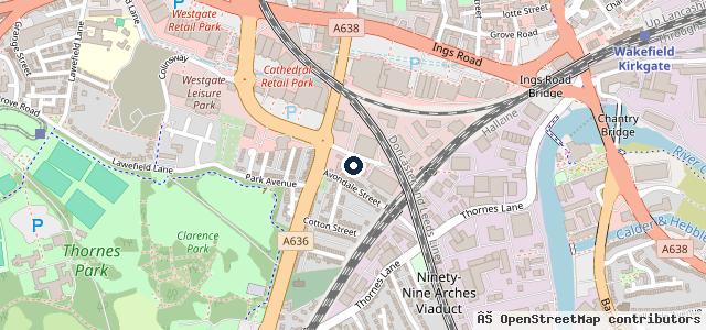 Map showing the location of Ali's MOT Station