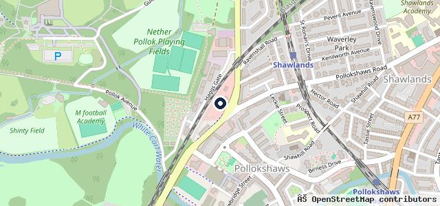 Map showing the location of Arnold Clark Glasgow Pollokshaws Road Volkswagen