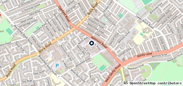 Map showing the location of All Vaux All Ltd